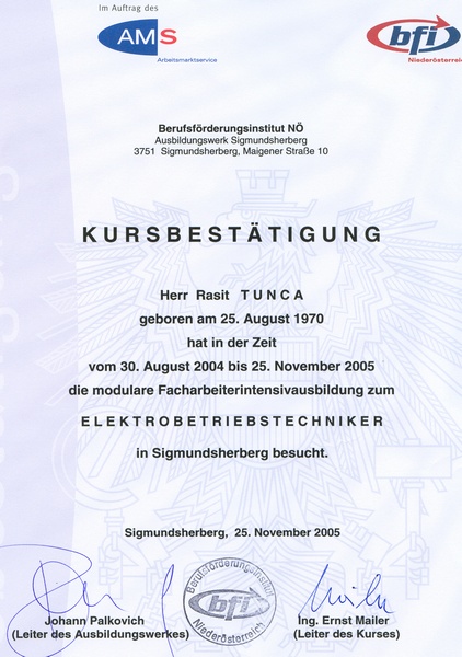 Diploma / Mezuniyet belgesi
